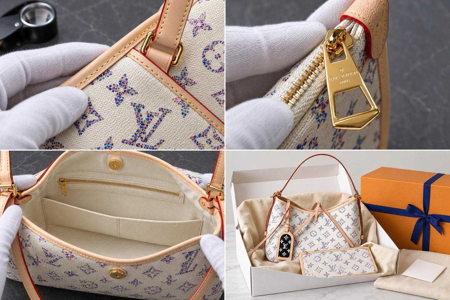 Stitching & structure: a close-up illustration of the inspection process