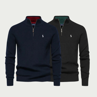 Navy Blue + Black