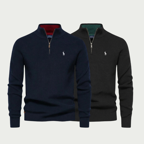 [BUY 1, GET 1 FREE] Ralph Lauren Classic Knit Half-Zip Sweater