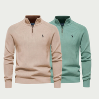 Beige + Green