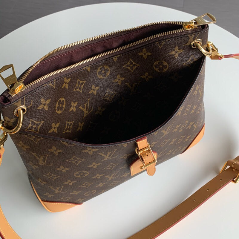 LV Odeon NM Monogram Canvas Shoulder Bag