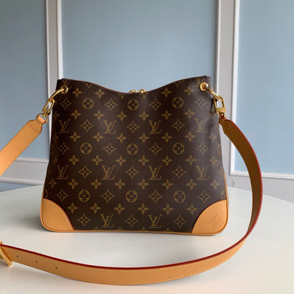 LV Odeon NM Monogram Canvas Shoulder Bag