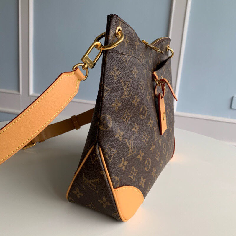 LV Odeon NM Monogram Canvas Shoulder Bag