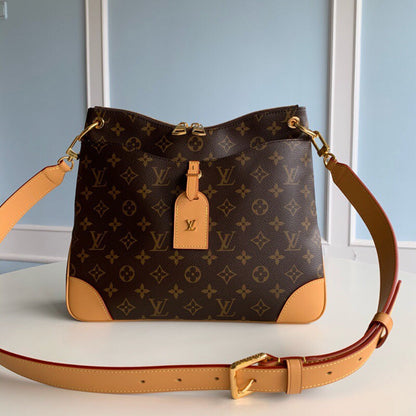 LV Odeon NM Monogram Canvas Shoulder Bag
