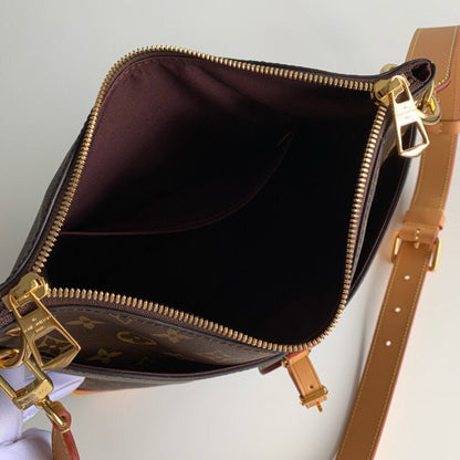 LV Odeon NM Monogram Canvas Shoulder Bag