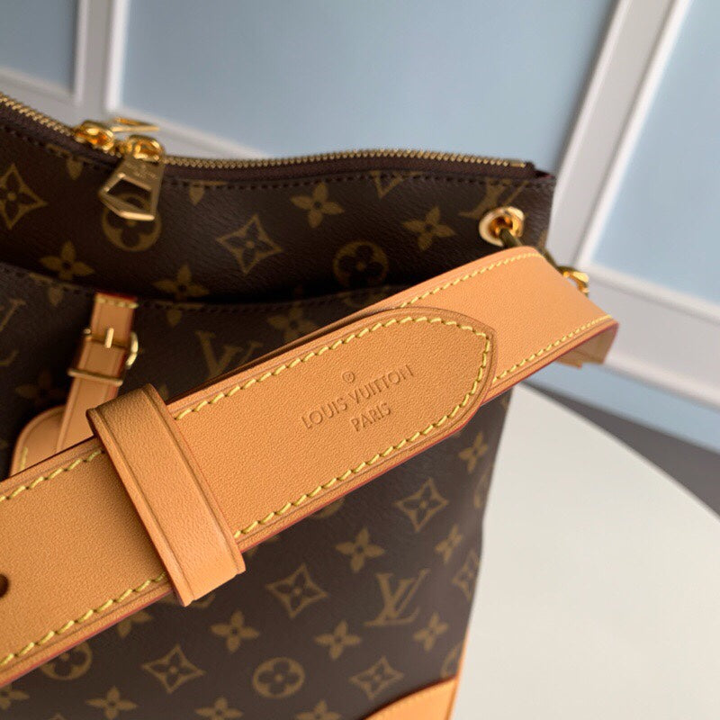 LV Odeon NM Monogram Canvas Shoulder Bag
