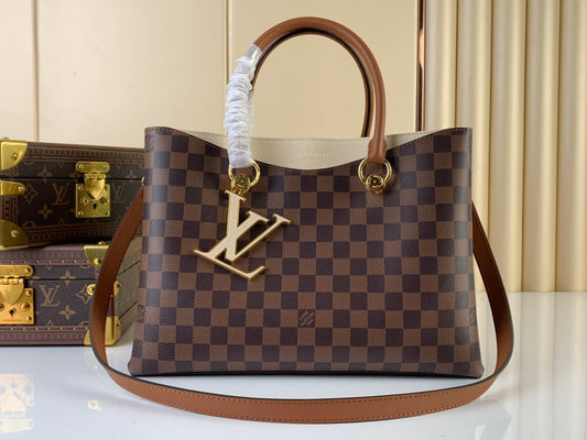 LV Kensington Tote Damier Ebene Tote Bag