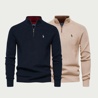 Navy Blue + Beige