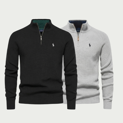 [BUY 1, GET 1 FREE] Ralph Lauren Classic Knit Half-Zip Sweater