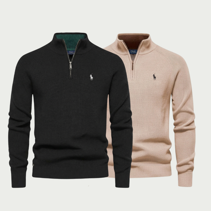 [BUY 1, GET 1 FREE] Ralph Lauren Classic Knit Half-Zip Sweater