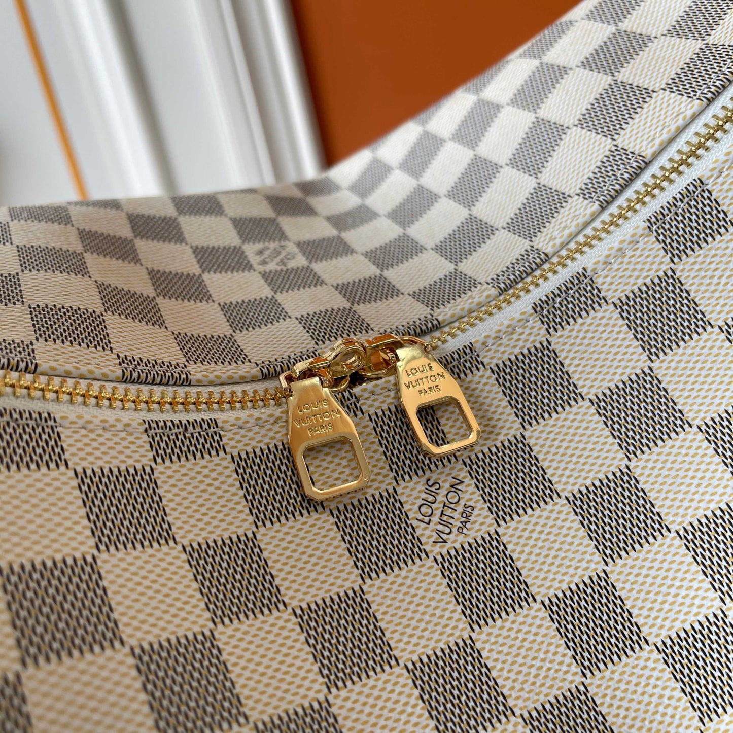 LV Damier Azur MM Slouchy