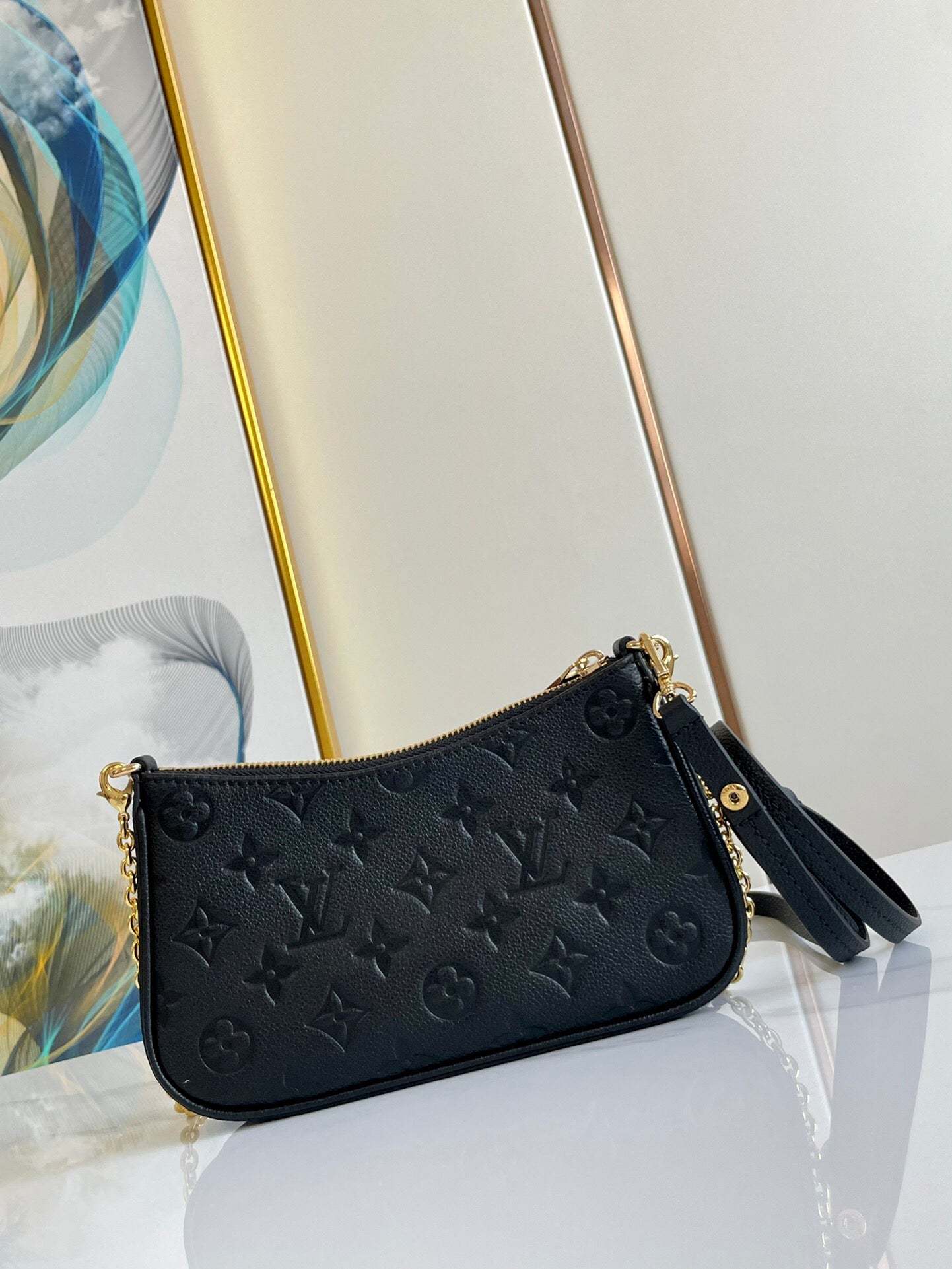 Louis Vuitton Multi Pochette Accessoires Empreinte Noir