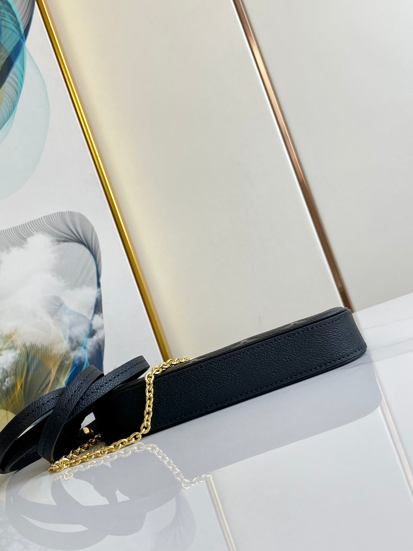 Louis Vuitton Multi Pochette Accessoires Empreinte Noir