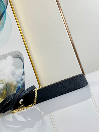 Louis Vuitton Multi Pochette Accessoires Empreinte Noir