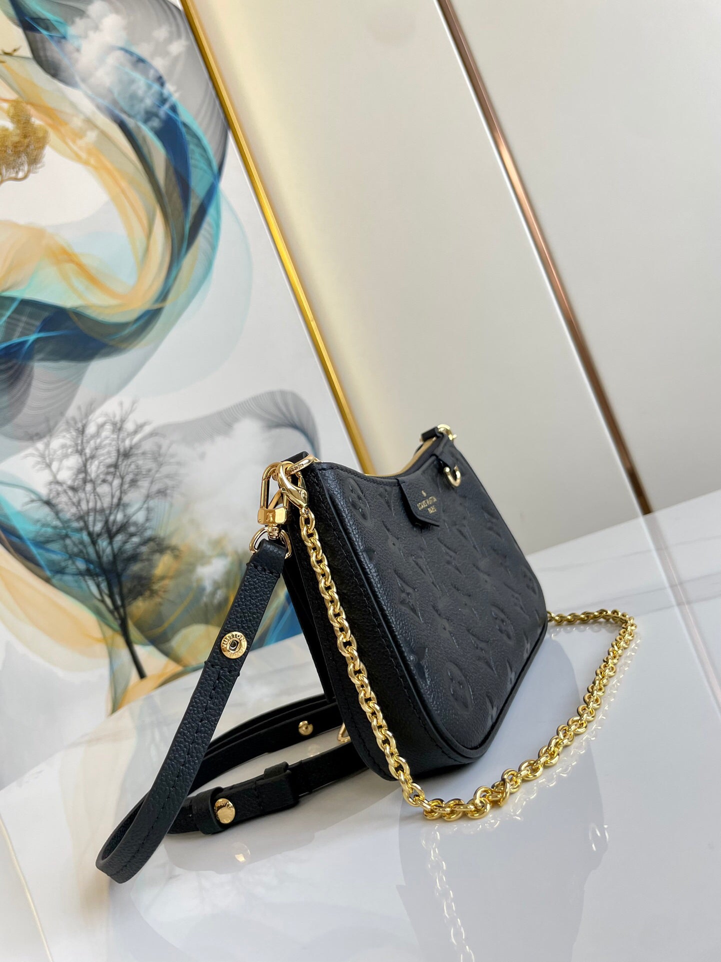 Louis Vuitton Multi Pochette Accessoires Empreinte Noir