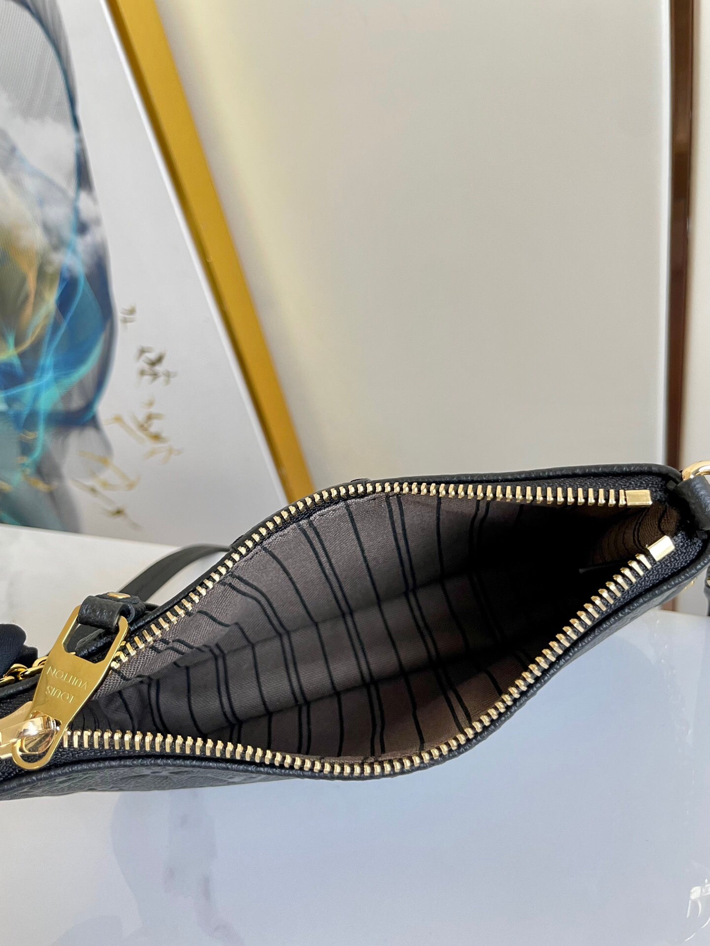 Louis Vuitton Multi Pochette Accessoires Empreinte Noir