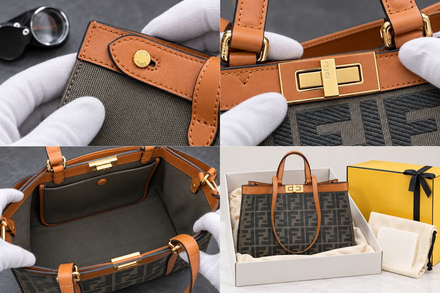 Stitching & structure: a close-up illustration of the inspection process